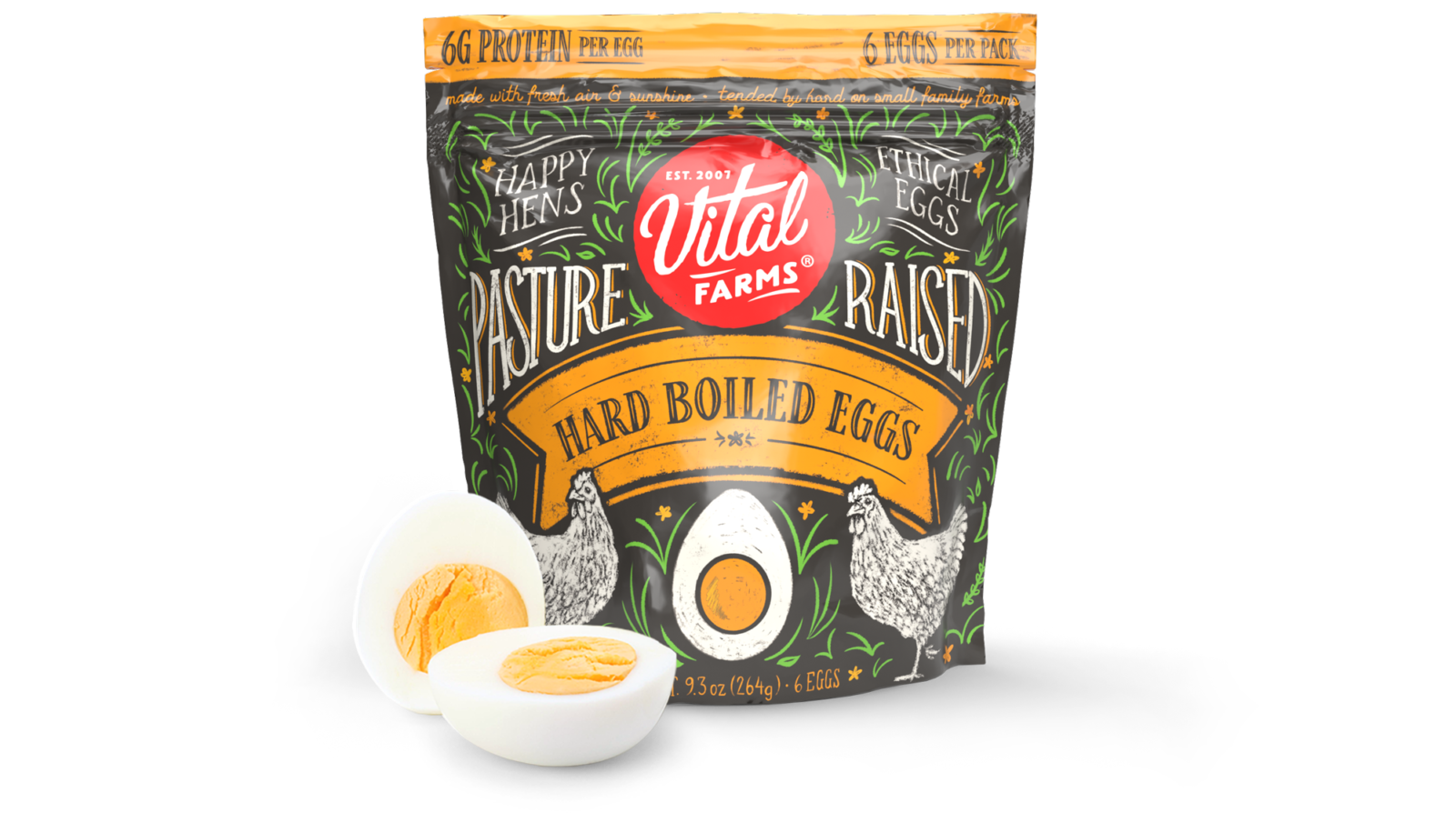 Healthy Humane Snacking Vital Farms Pasture Raised Hard Boiled Eggs