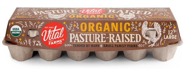 Pasture-Raised Organic Eggs 12 Ct Large Carton