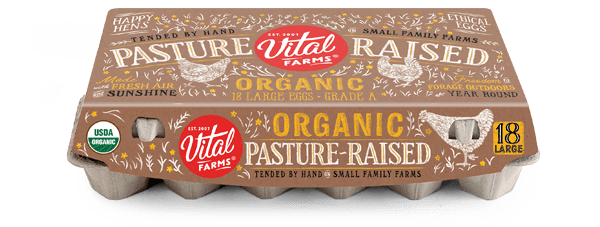 Pasture-Raised Organic Eggs 18 Ct Large Carton