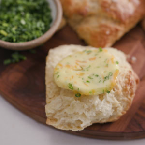 Cheddar Chive Compound Butter