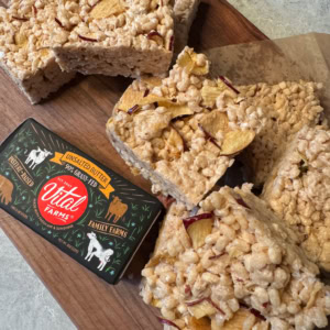 Brown Butter Apple Cinnamon Rice Krispie Treats