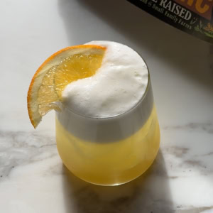 Winter Citrus Maple Fizz Mocktail