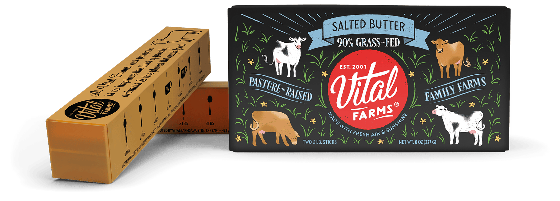 Vital Farms Salted Butter, 8oz